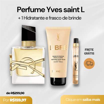 Perfume Yves saint Laurent  50ML + 1 hidratante e frasco de brinde