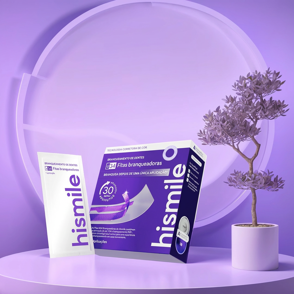 Combo Completo HisMile Tiras V34+Pasta e Escova
