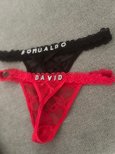 Calcinha Personalizada COMPRE 1 LEVE 3 + Brinde Cinta Liga Strass.